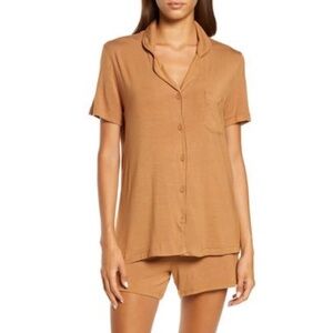 SKIMS CAMEL SOFT LOUNGE PJ SET